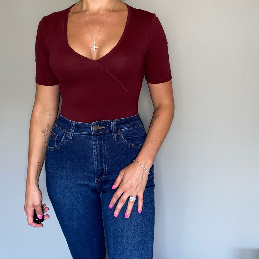 Maroon Bodysuit